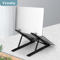 Foldable Laptop Stand Holder Portable Adjustable Aluminum Notebook Mount Computer Stand 6 Angles for MacBook Tablet Desk Bracket