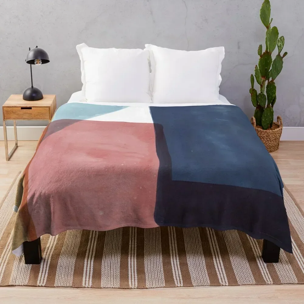 

Tetra in Pink Multi Throw Blanket Lightweight Warm Blanket for Travel Camping