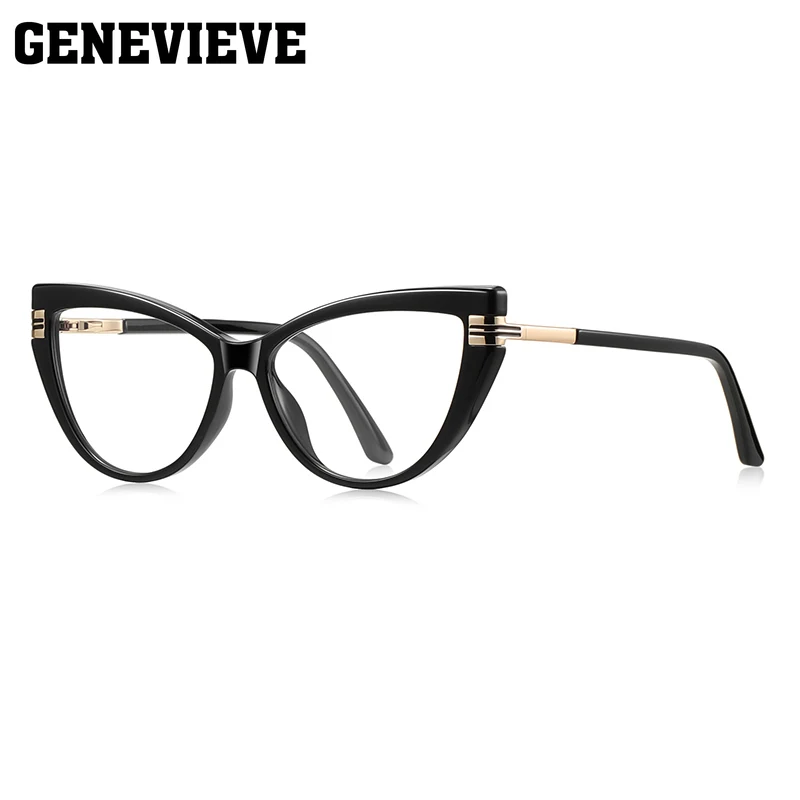 GENEVIEVE تصميم عين القطة المخصص للنساء نظارات قراءة فوتوكروميك مضادة للضوء الأزرق وصفة طبية مخصصة متاحة #5
