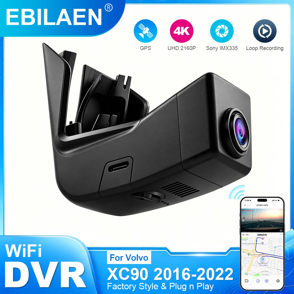 4k-dash-cam-for-volvo-xc90-2016-2022plug-and-play-dashcam-camera-wifi-car-dvr-night-vision-dual-dash-camoe-factory-style-dvr