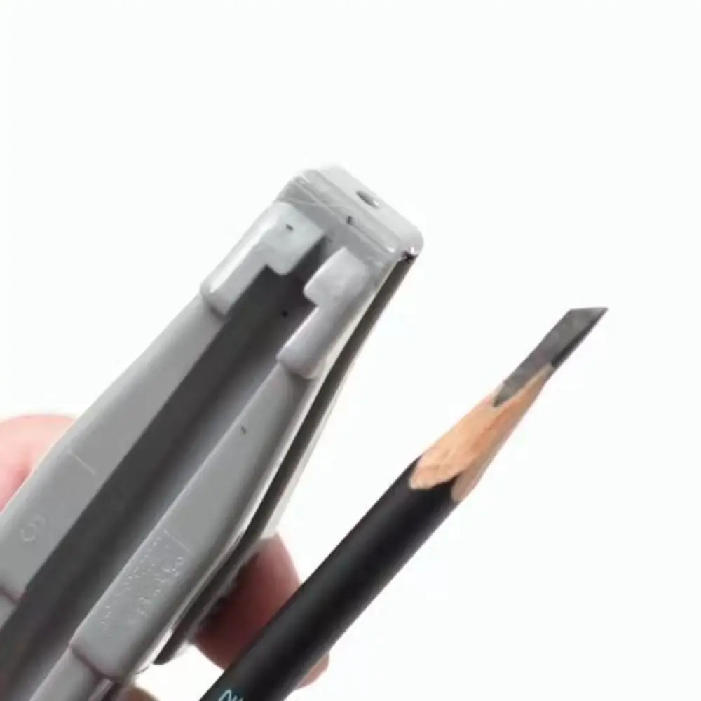 Tip Thin Tools 4-Sided Makeup Tool Makeup Profiler Pencil Flattening Tool Eyebrow Sharpening Slot Eyebrow Pencil Sharpener Base