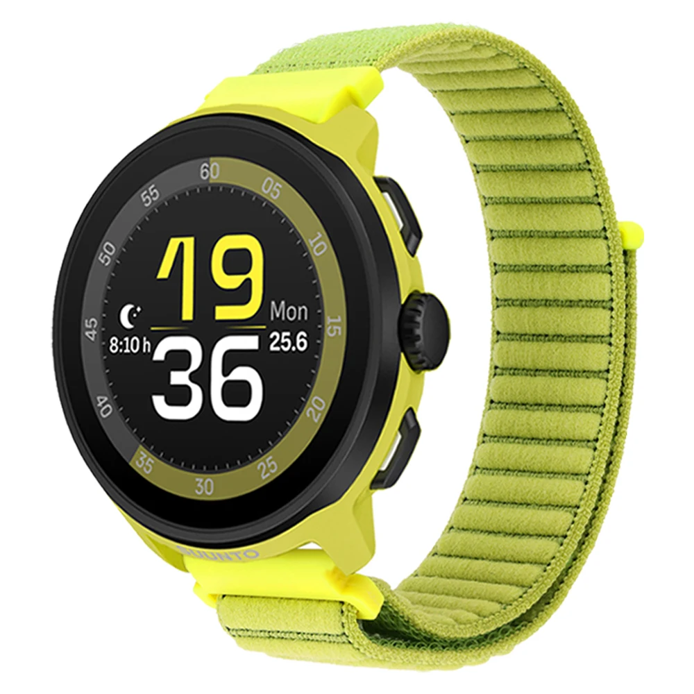 For SUUNTO RACE RUN Nylon Watch Strap For SUUNTO RACE S/VERTICAL/Ocean/5 9 PEAK/3 Fitness Sport Wristband 20 22mm Loop Bracelet