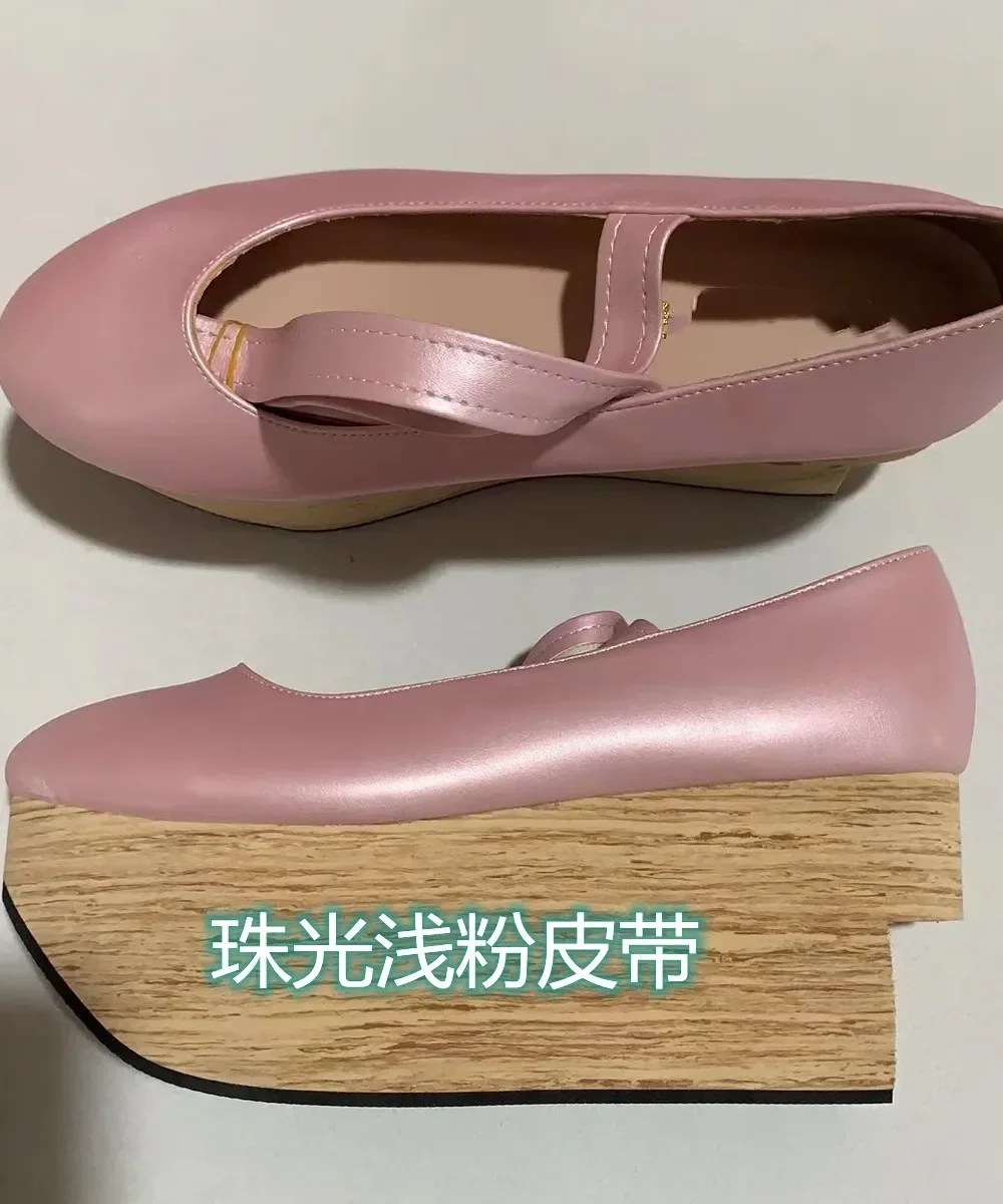 Mulheres plataforma bombas de salto alto sandálias tiras cruzadas lolita cosplay trepadeiras japonês harajuku sapatos cavalo de balanço