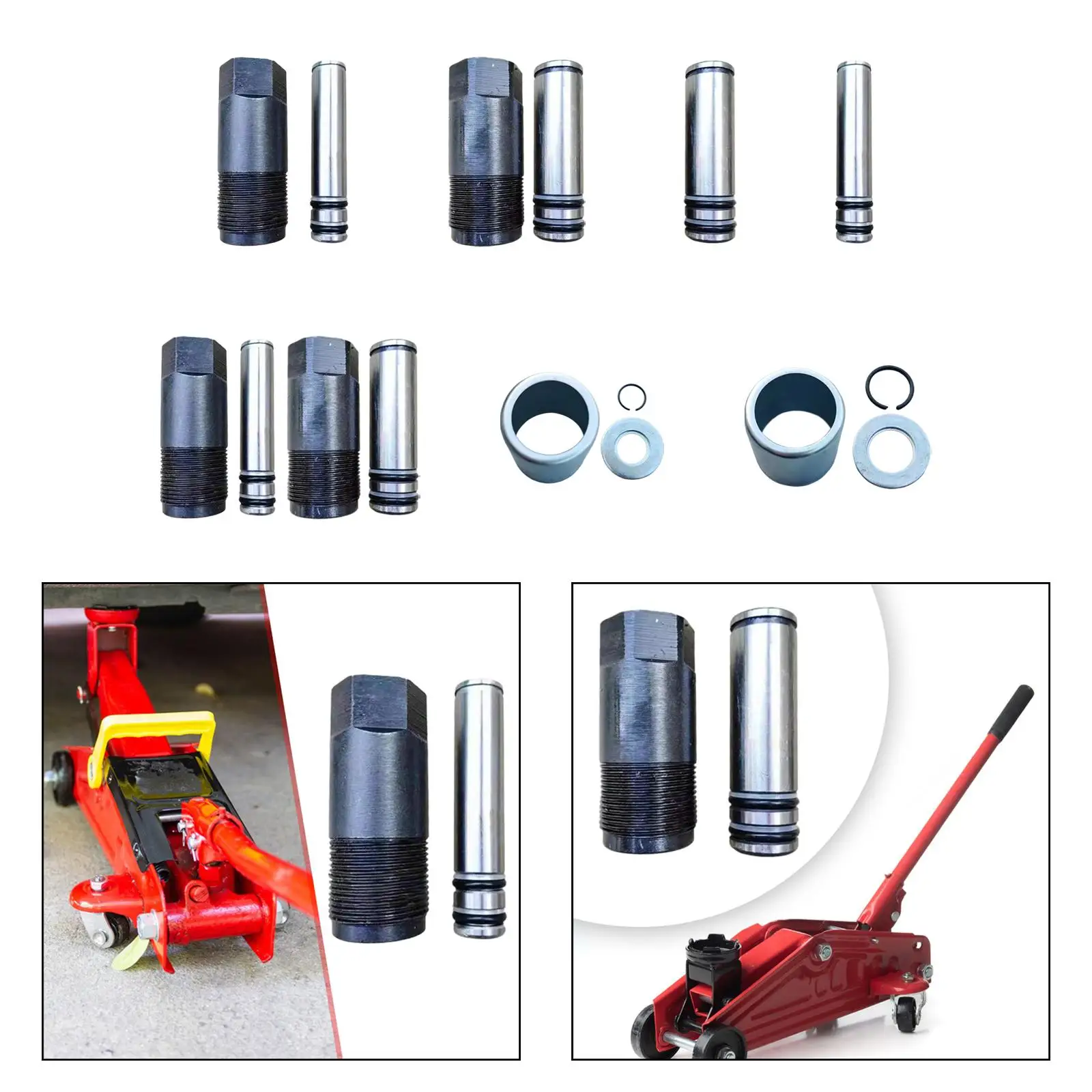 Hydraulic Jack Parts Sealing Kits Replacement Pump Core Spare Parts Floor Jack Pump Piston Hydraulic Jack Oil Pump Accessories