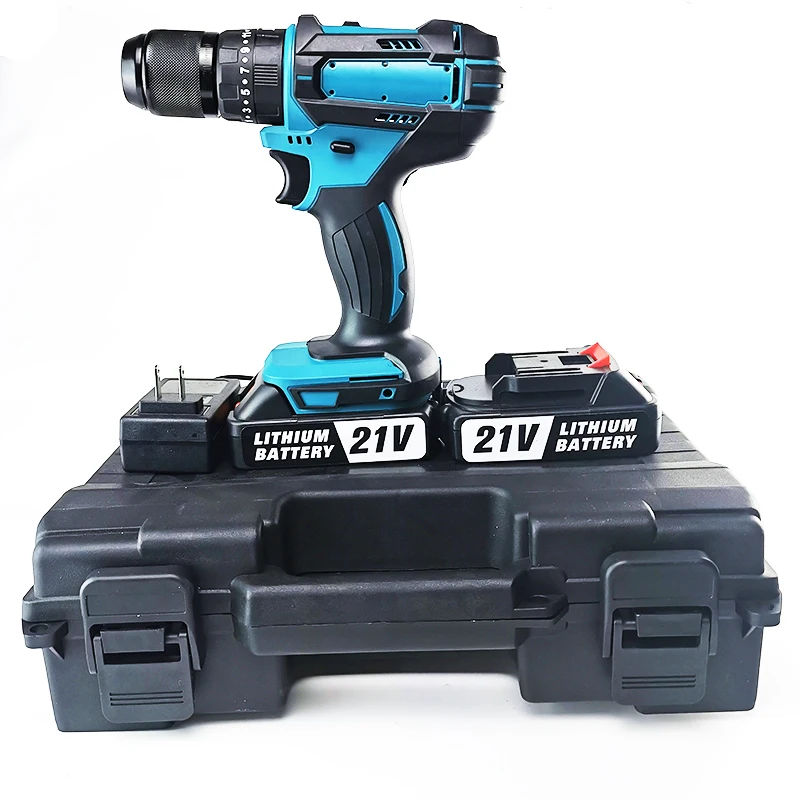 

21V 3in1 Impact Electric Drills Cordless Drill Driver Screwdriver Mini Wireless Power Driver Power Tool for Makit Battery