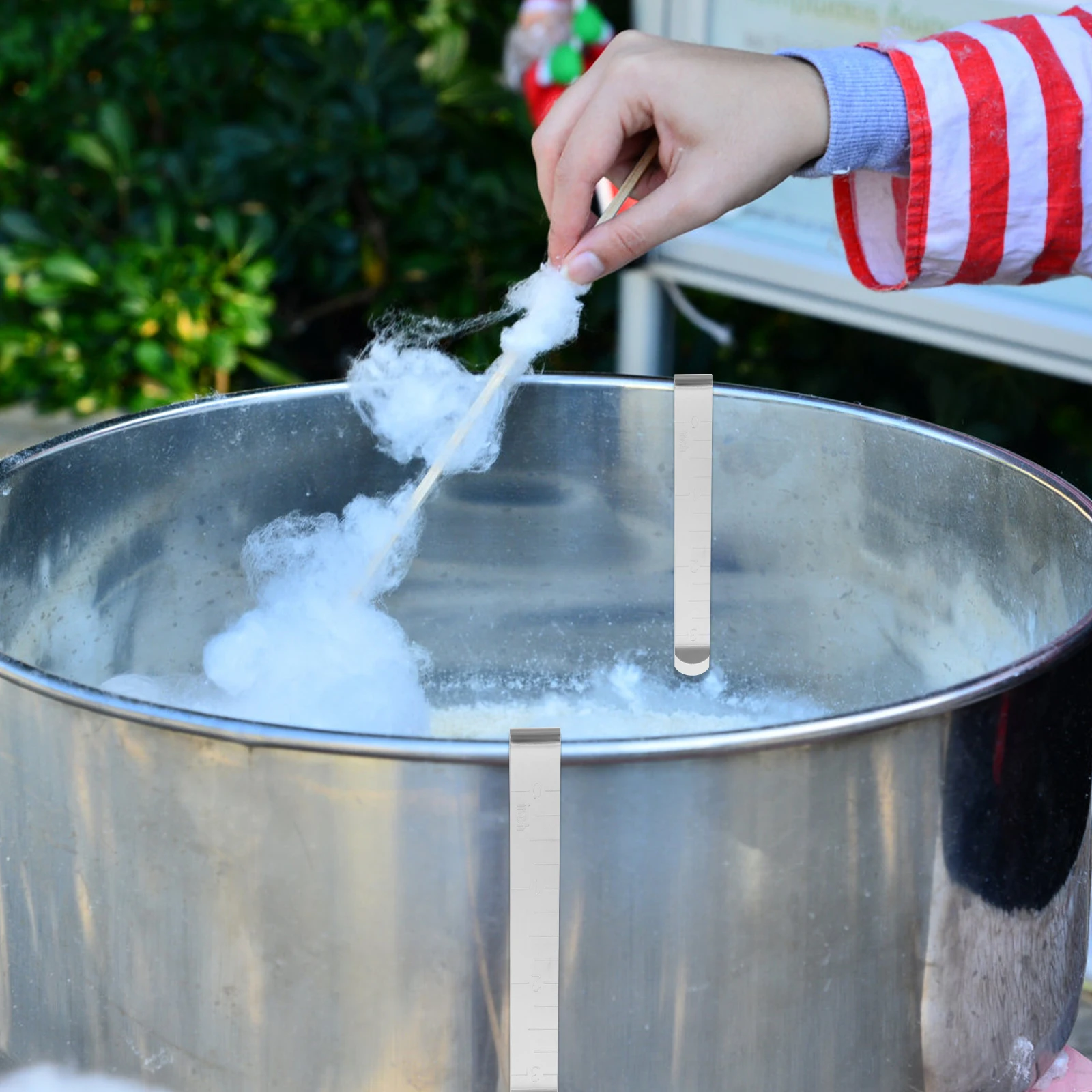 10pcs Candy Floss Machine Clips Reusable Stainless Steel Making Accessories For Candy Mesh Clamps Baking Tools