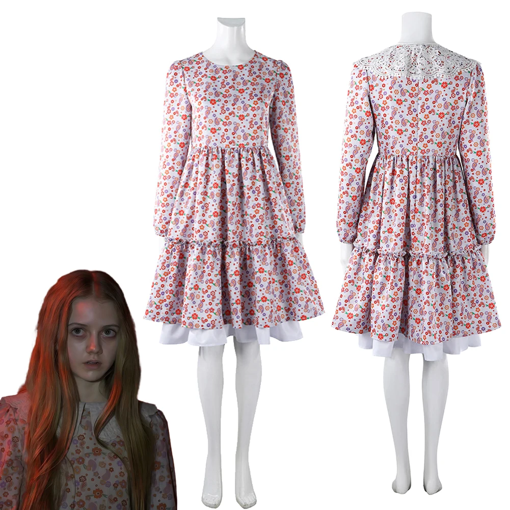 

Return Silent For Hill Laura Cosplay Fantasy Floral Dress Skirt 2026 Movie Women Costume Disguise Adult Female Party Outfits