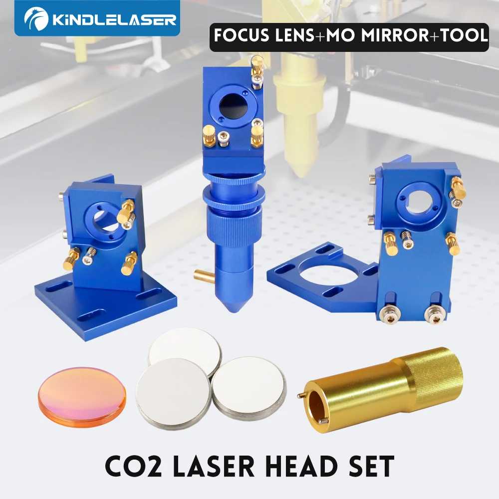 

Набор лазерных головок Kindlelaser K серии CO2 D12/20 с линзой для лазерной головки диаметром 12/20 мм Mo Mirror D20 для станка для лазерной гравировки и резки K40