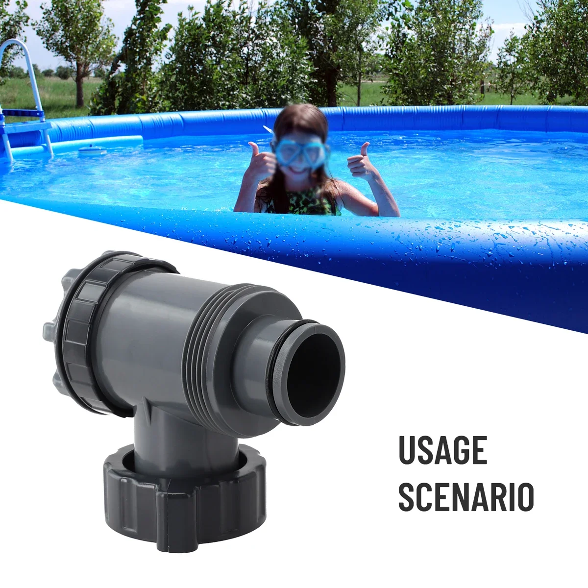 Swimming Pool On/off Plunger Valve For Outdoor Garden Swimming Pool Replacement Plunger Valve Connection Pool Pump Plunger Valve