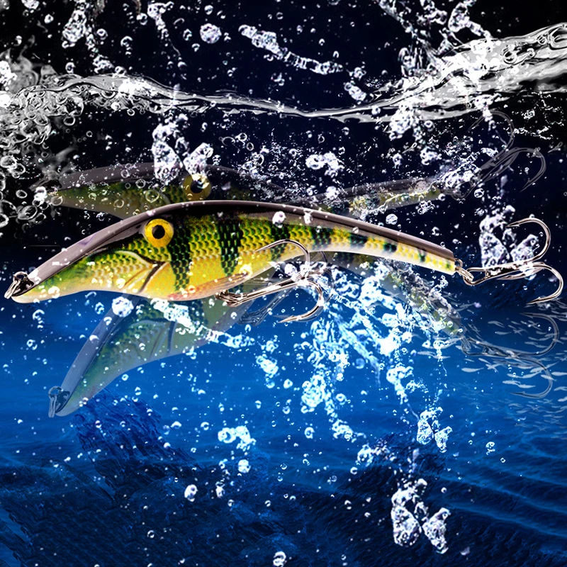 14CM 41G Jerk Bait Sinking Hard Body Minnow Saltwater Lipless Crank Wobbler Fishing Lure Jerkbait For Pike Musky Fishing