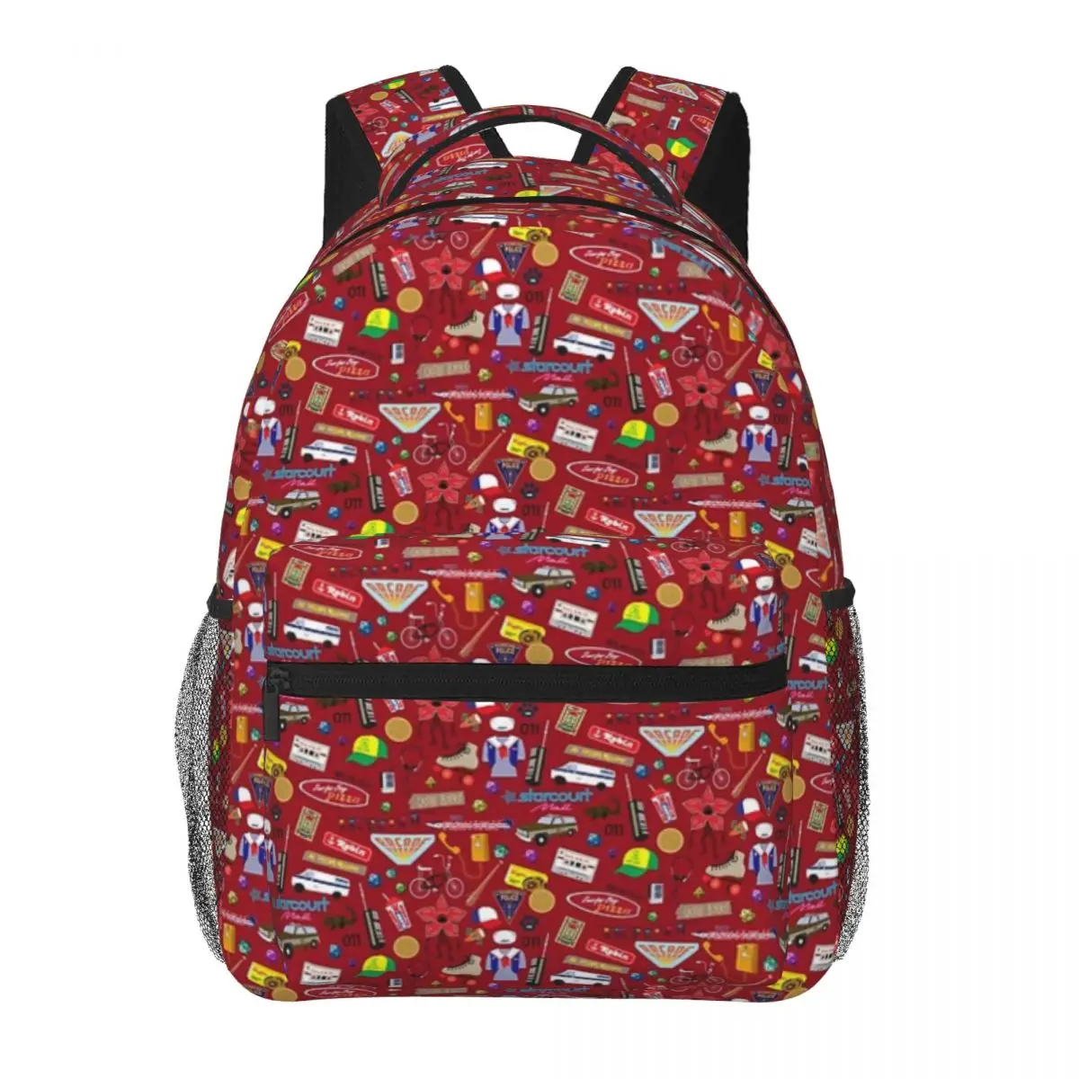 Stranger Things Pattern For Girls Boys Large Capacity Student Backpack Lightweight waterproof Backpack