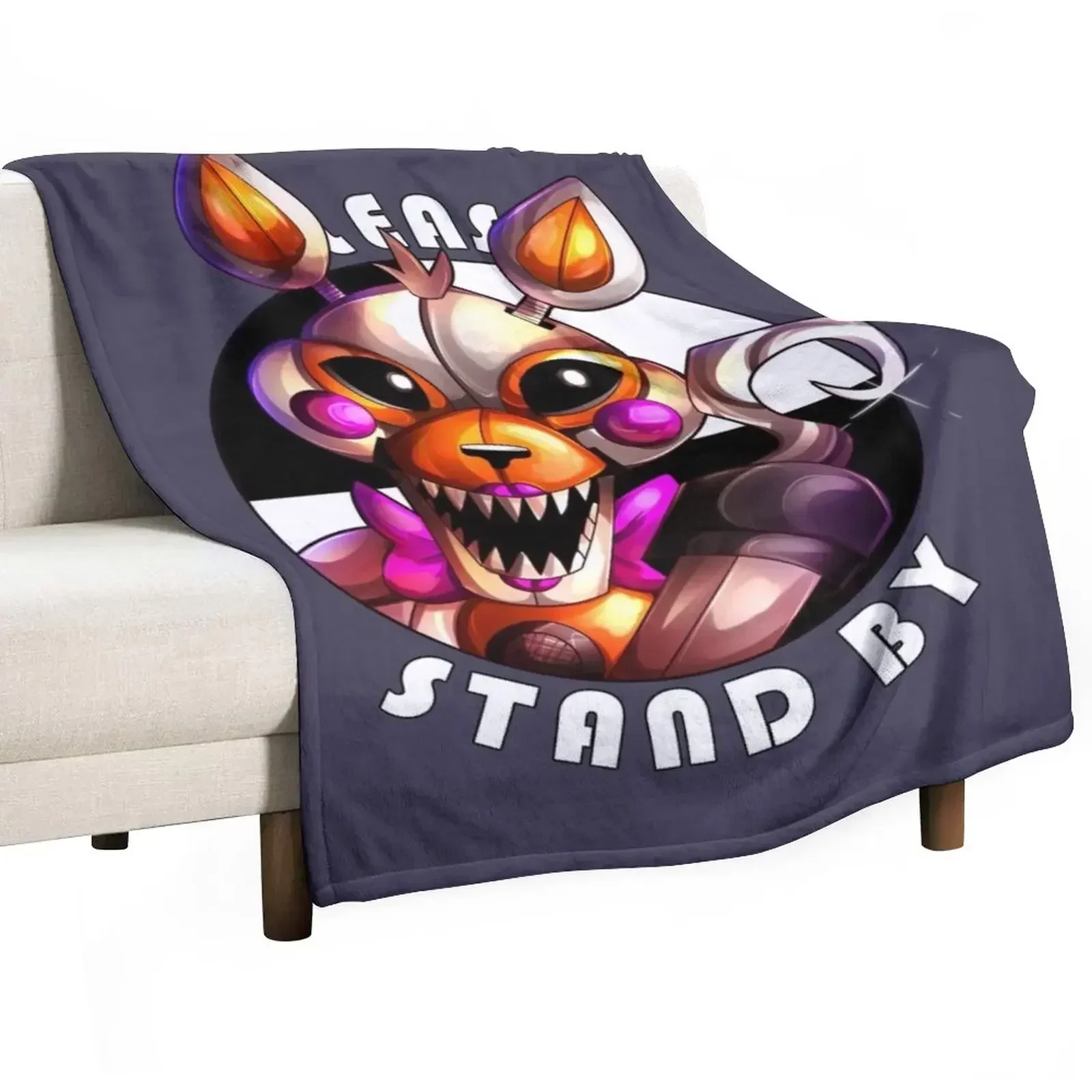 

Lolbit 2 ~ Throw Blanket halloween Decorative Sofas Blankets