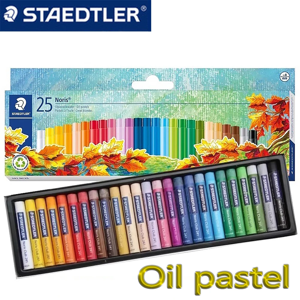 

16/25 цветов STAEDTLER масляная пастель художественная ручка для рисования студенческая живопись раскраска безопасность и здоровье обратно в школу канцелярские принадлежности