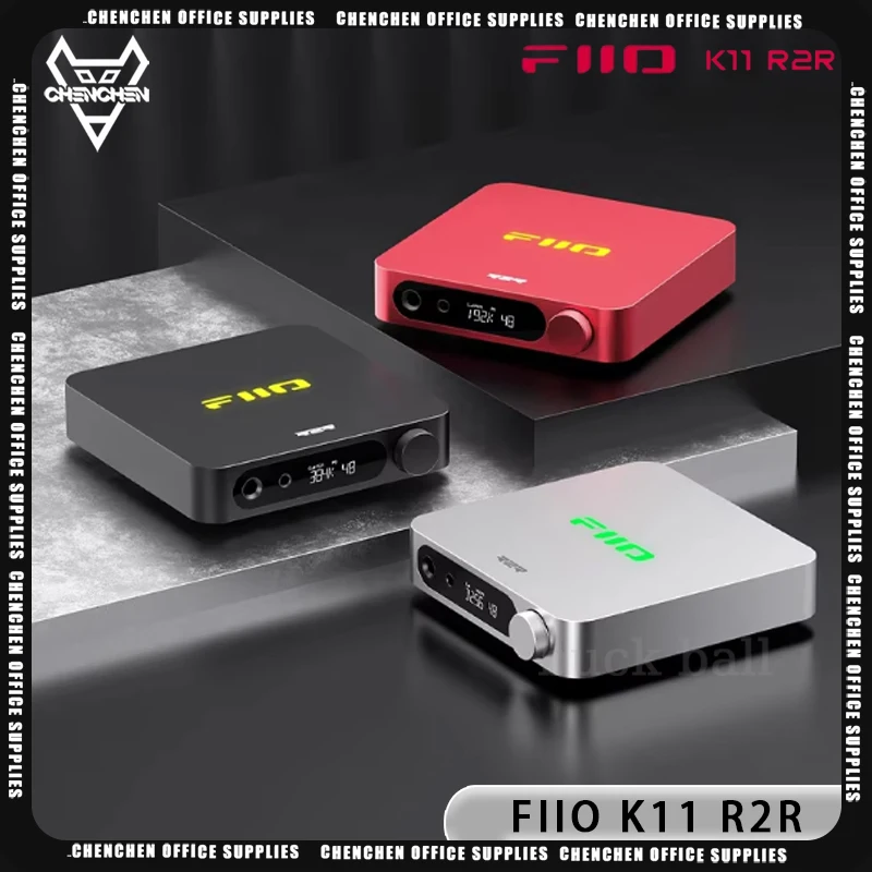 Fiio K11 R2R Desktop Dsd Decoding Headphone Amplifier Lossless Hifi Portable Eaephone Power Amplifier Accessory Custom Gifts