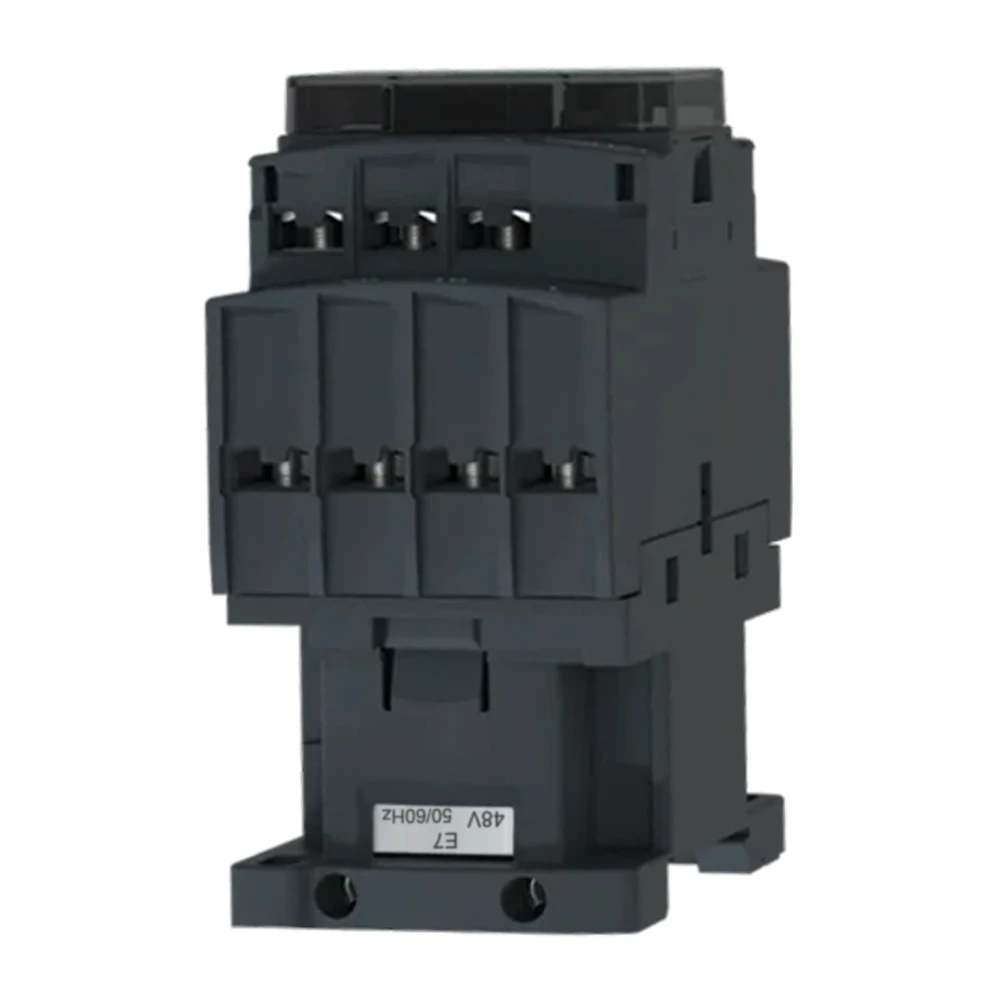 Black LC1D258E7 AC electric magnetic Contactor 4P 2NO+2NC LC1-D258E7 40A 48V AC coil