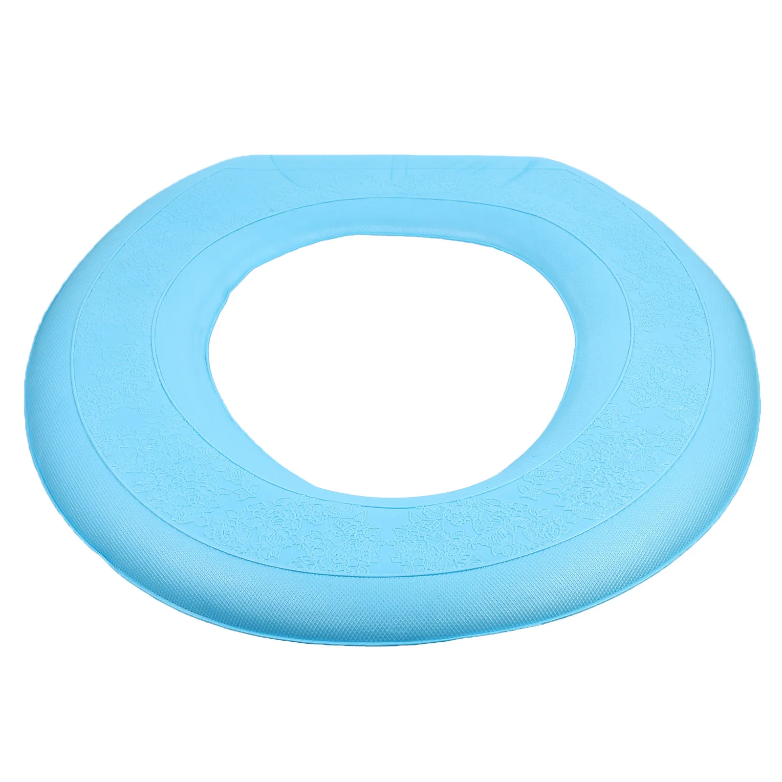 O-Shaped Eva Toilet Seat Pad Waterproof Non-Slip Smooth Surface Comfortable Cushion for Home Hotel Bathroom Summer Seat Mat