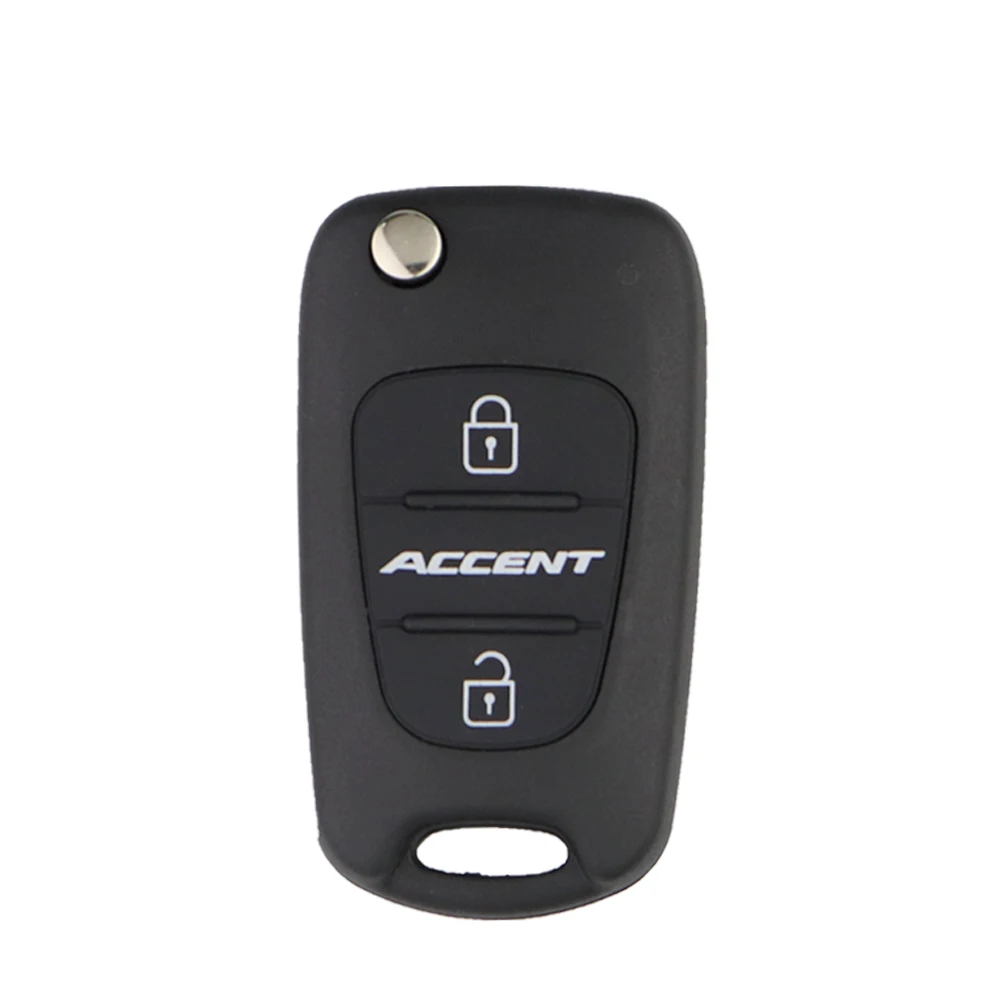 

3-кнопочный складной чехол для дистанционного ключа автомобиля, брелок для Hyundai Accent Solaris 2011 2012 2013 2014 2018 I30 IX35