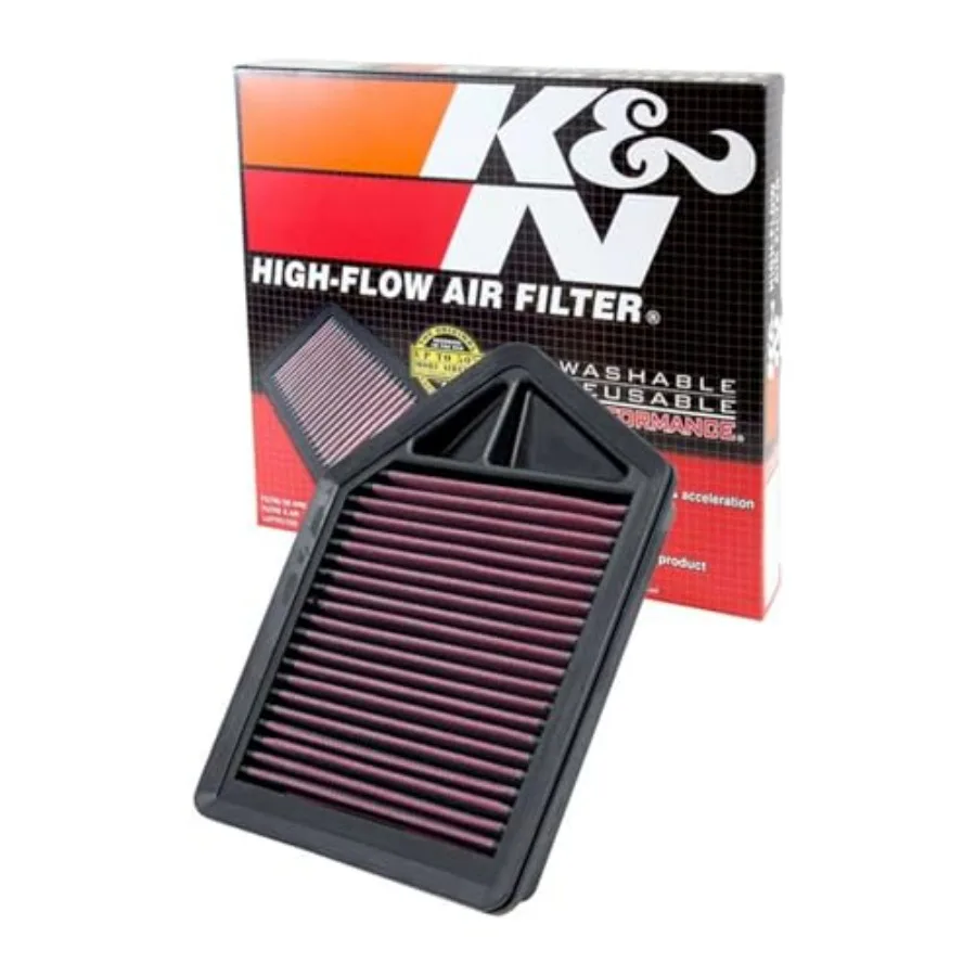 

High-Flow Original Lifetime Engine Air Filter: Increase Power: Premium Washable: Compatible with 2010-2012 Honda CR-V 33-2437