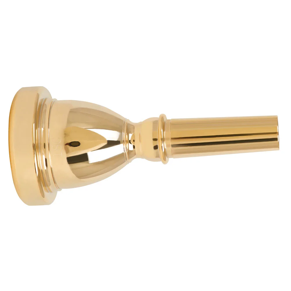 

Beginners Trumpet Tuba Replacement Mouthpiece Musical Instruments Supply Golden Lacquered