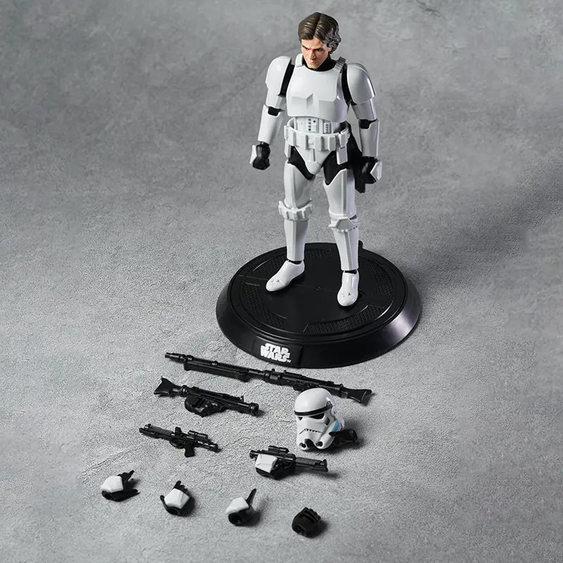 Blokees Star Wars Action Figure Luke Skywalker Han Solo Lmperial Stormtrooper Leger Stormtrooper Assemblage Film Pop Verzamel Speelgoed