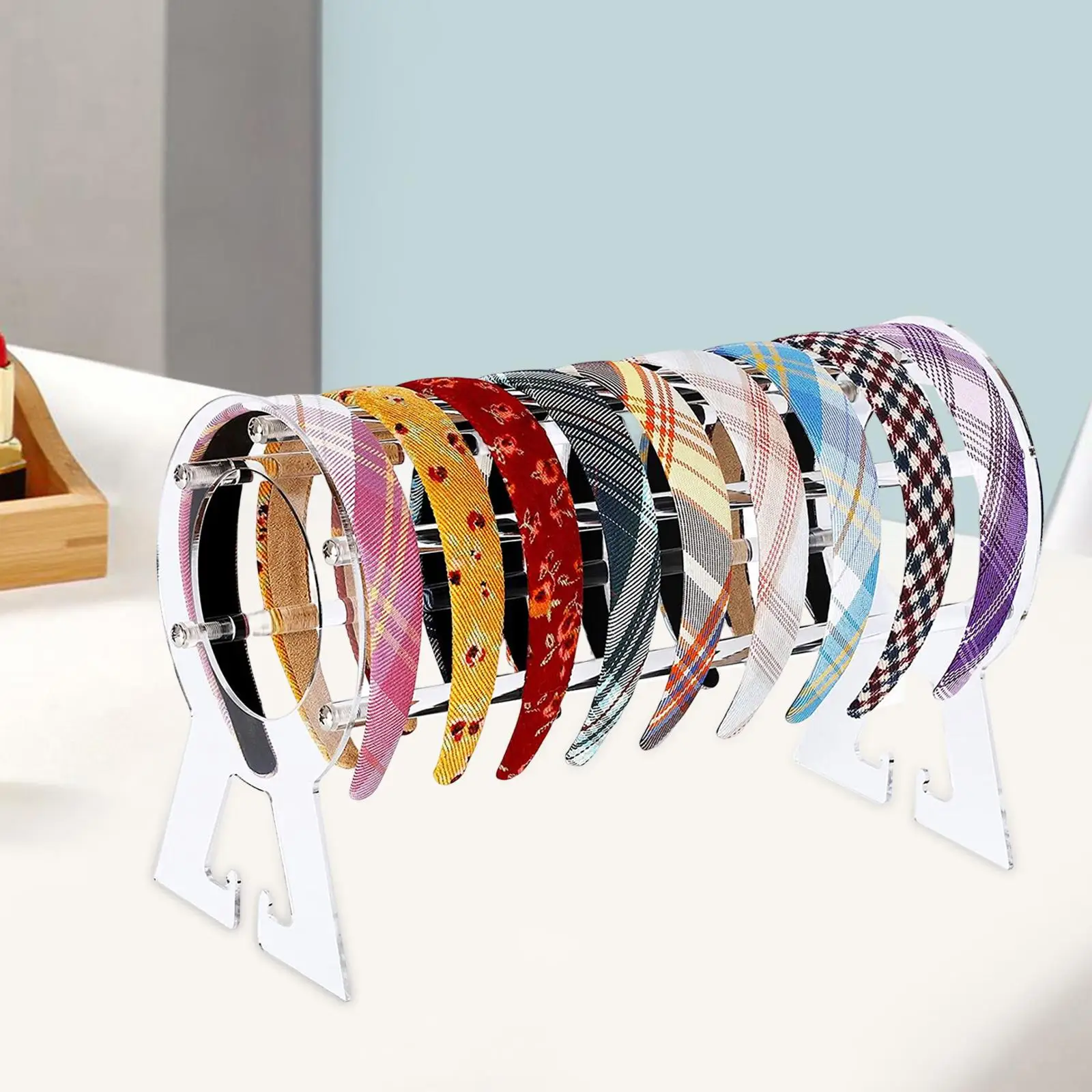 Hair Hoop Storage Rack Hair Accessory Storage Rack Bar for Jewelry Organizer