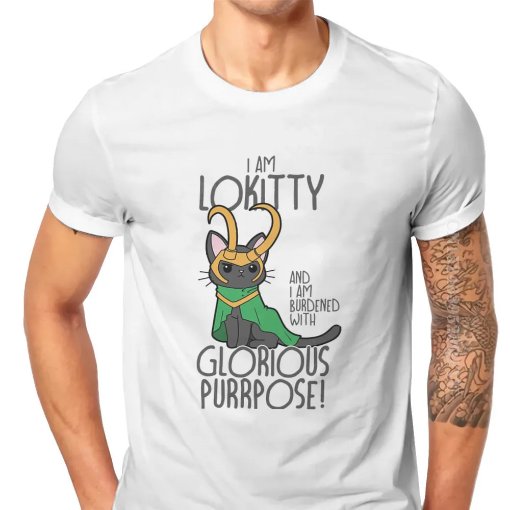 LOKITTY Mitologia Nórdica Loki Camisas Dos Homens T Do Grunge Do Vintage Grande Retro Tshirts New Arrivals Homens Harajuku Camiseta Roupas