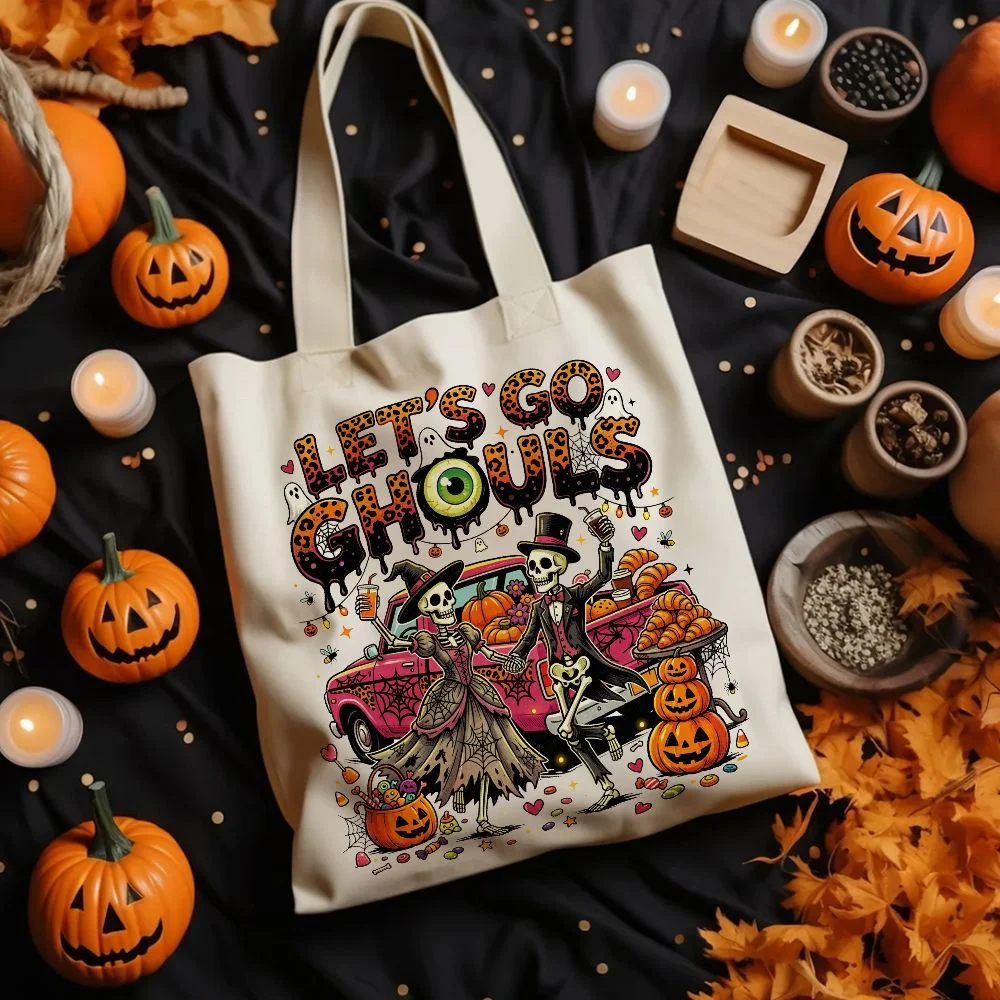 8Pcs Halloween DTF Transfers, Magic Black Cat & Scene for Family Outfits DIY, Ready to Press Heat Transfer Stickers view 4