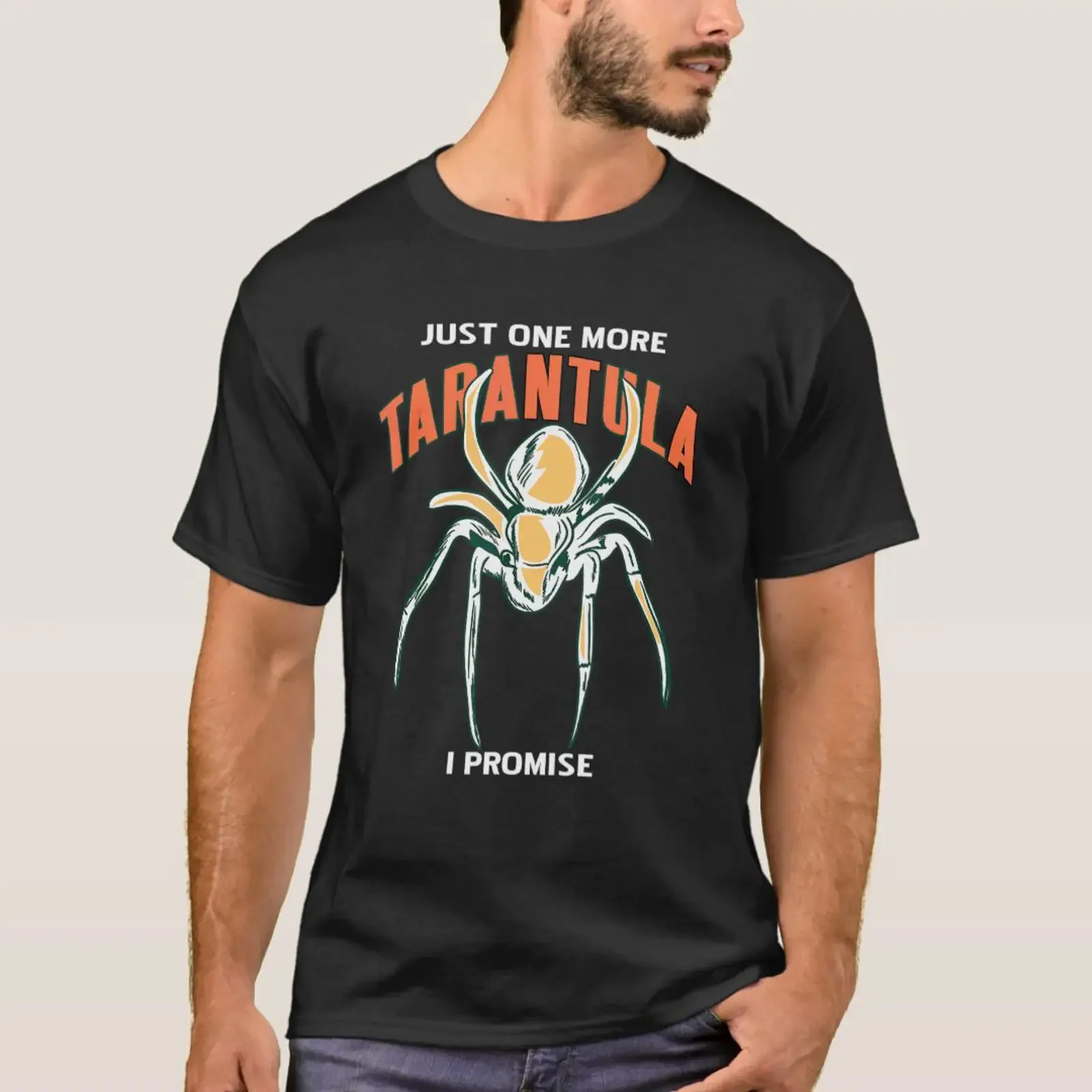 Just One More Tarantula I Promise Cool Present T Shirt vintage Washed Casual Breathable fashion graphic homme streetwear Unisex