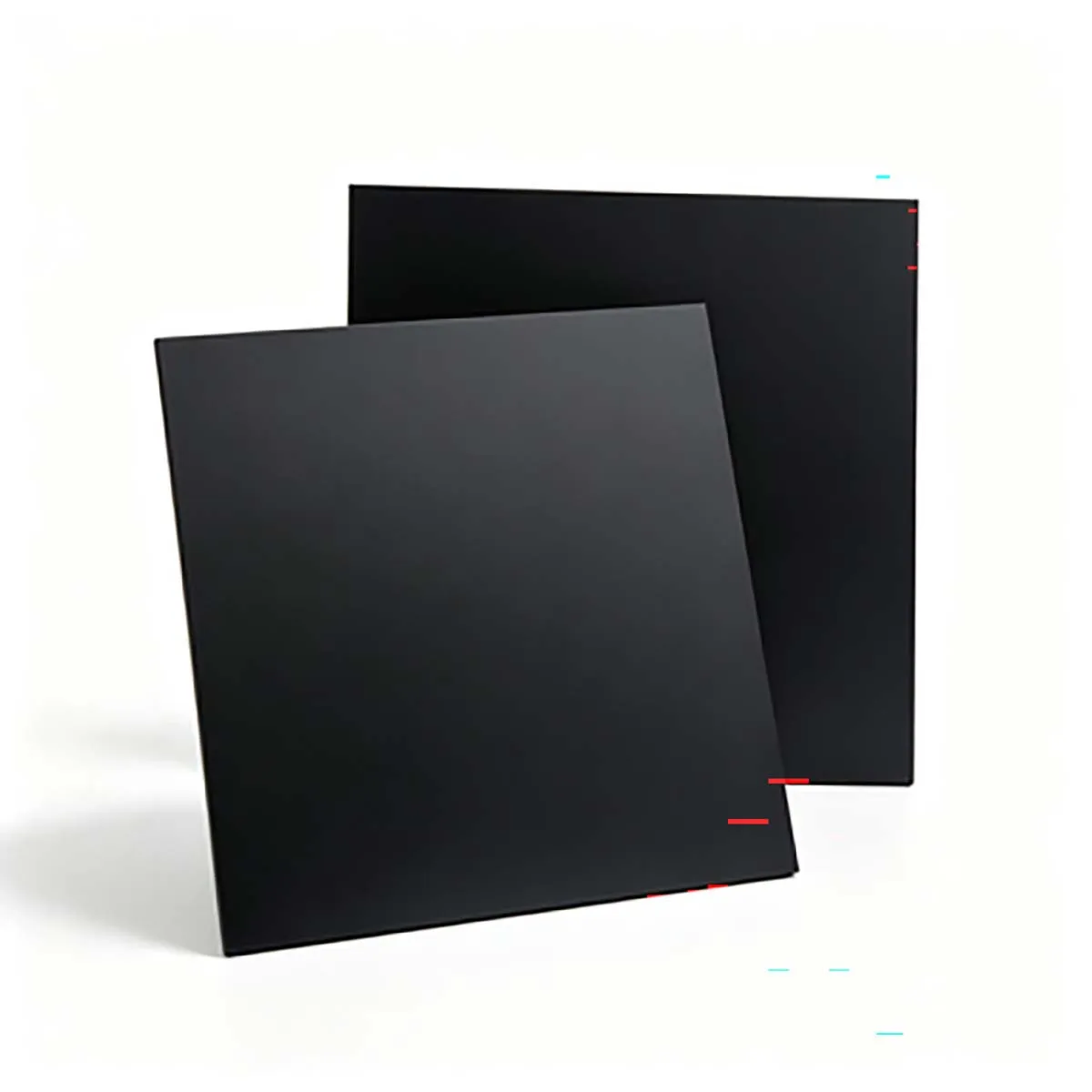 0.5mm Black Anodized Aluminum Plate Custom Laser Cut UV Print Laser Engrave Nameplate