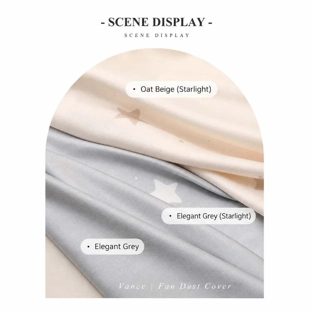 High Quality Stretch Fabric Fan Dust Cover Star Print Dust Proof Fan Protector Full Wrap Fan Dust Sleeve Tower Fan