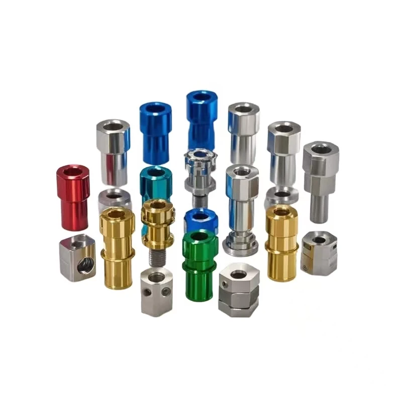 Aluminum alloy/stainless steel custom CNC machining multi-specification multi-color mechanical connection and fastening parts