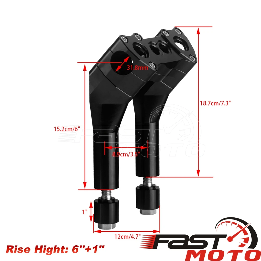 Motorcycle Handlebar Risers 6