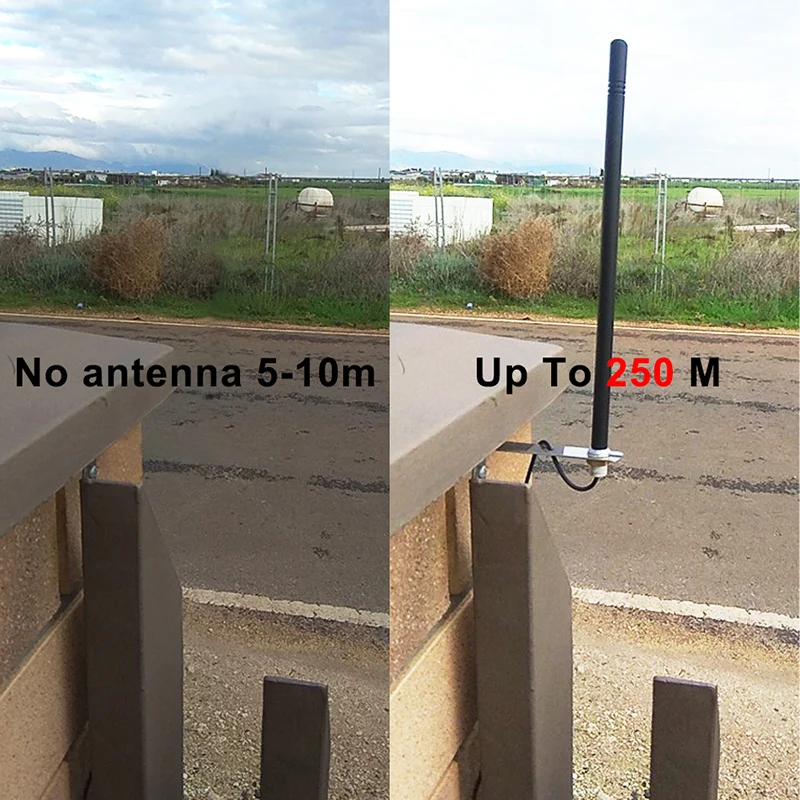 External RF Antenna for Gate Garage Door 433MHz 433.92 Remote Control Signal Enhancement Antenna Booster