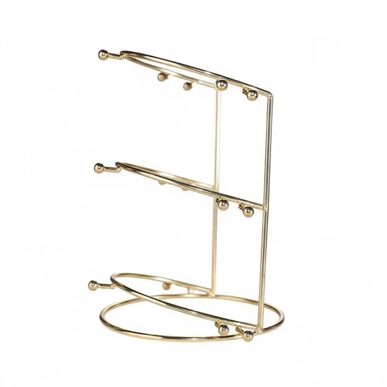 Bridal Headpiece Display Luxurious Design Headpiece Display Stand Holder European Style Multi-Tier for Brides, Boutique Owners,
