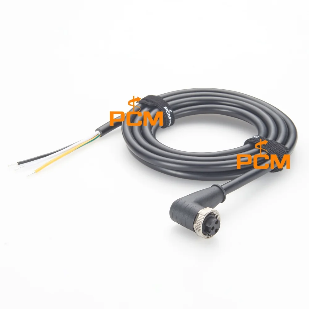 DeviceNet 7/8" Mini Change 3-Pin-Buchse rechtwinklig auf offenes Kabel für industrielle I/O-Module und Sensoren – Detail 1