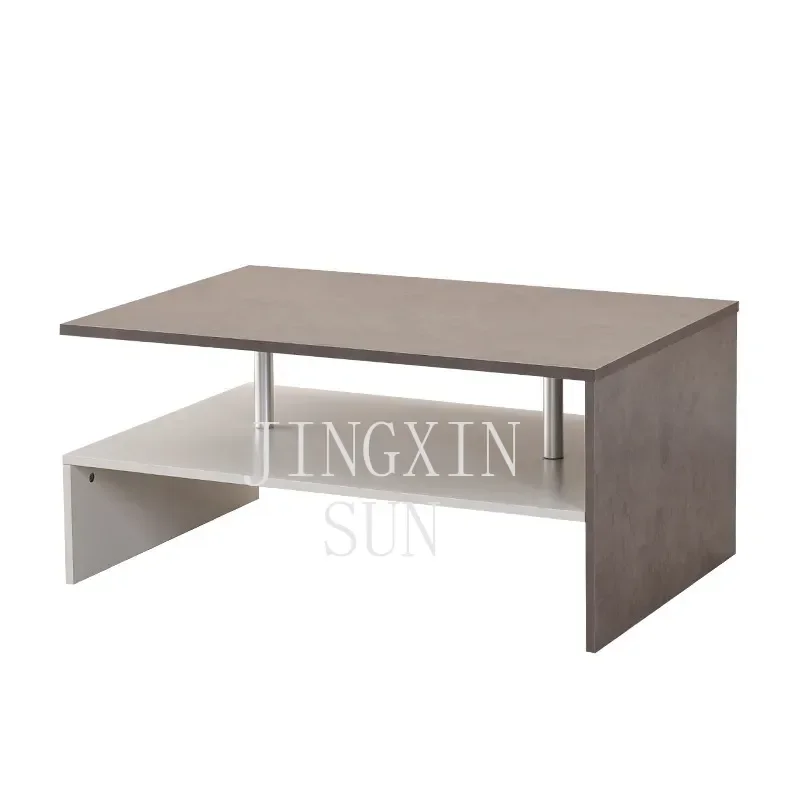 Rectangular coffee table, modern, simple, light and luxurious home living room, creative small unit, multifunctional sofa