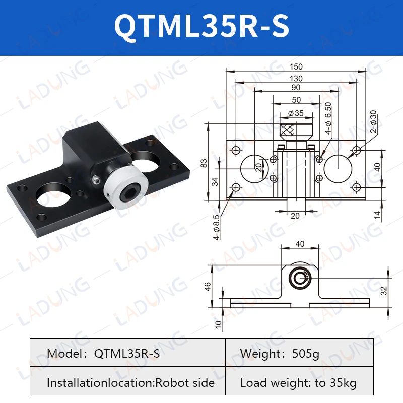 L-Shaped Tool Quick Changer for Efficient Intelligent Production