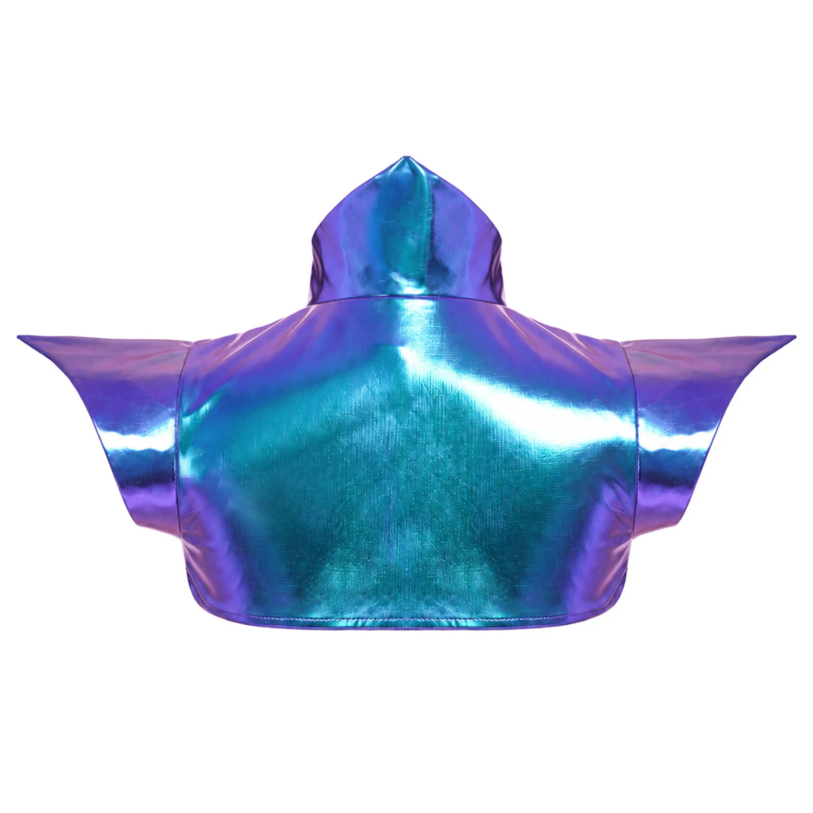 Gothic-Schulterepaulette mit Kragen für Mädchen, Pauldron-Rüstung, metallische Tanzrüstung, Steampunk-Überwurf für Halloween-Bühnenauftritte – Detail 14