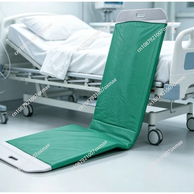 Foldable Plastic Patient Transfer Slide Sheet with Roller Board, Mobility Transfer Aid for Bedridden Home Care Patients
