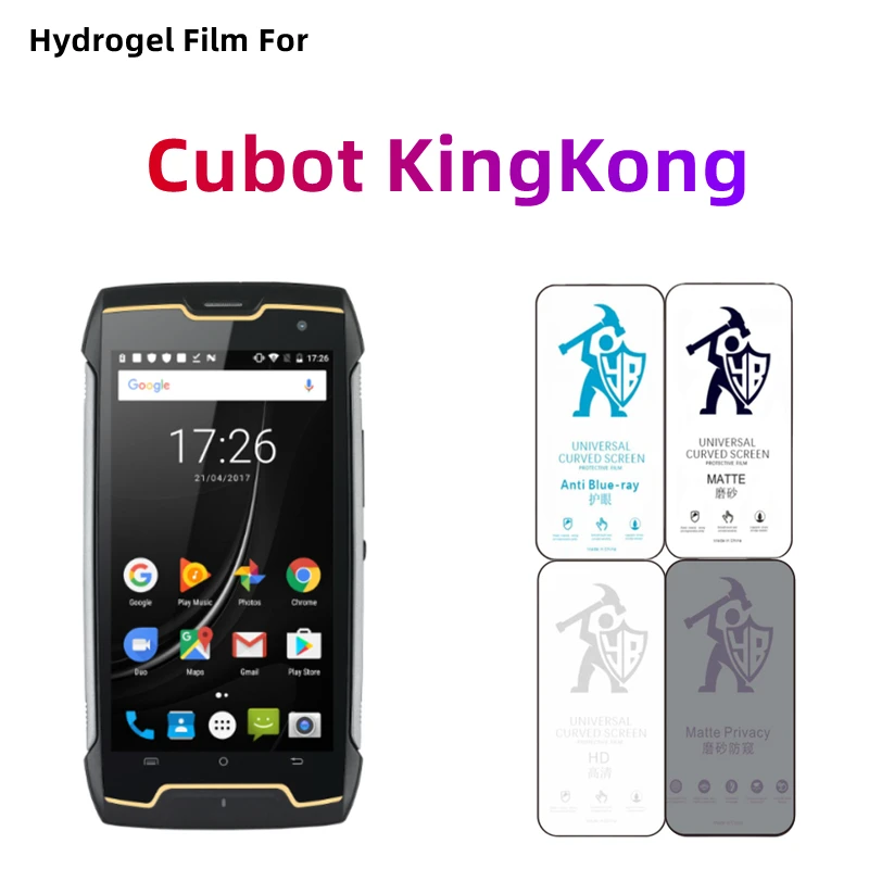

2 шт. матовая гидрогелевая пленка для Cubot KingKong HD Защитная пленка для экрана Cubot KingKong для ухода за глазами, антишпион, матовая защитная пленка