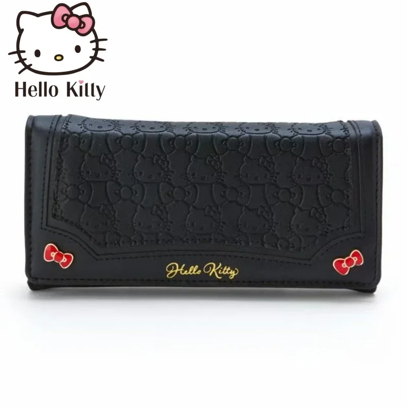 Hot Sale Hello Kitty Long Wallet Clutch Kawaii Purse For Women Cute Purse Clutch Bags For Women Credit Card Id Bag Decor Gifts