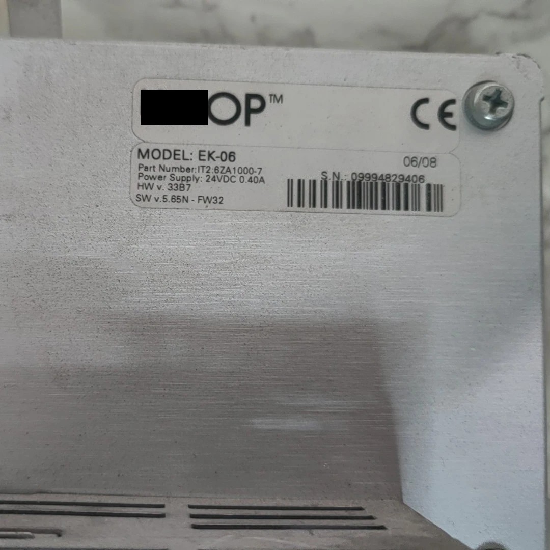 EK-06 6ZA1000-7 Touch Panel    in Good Condition