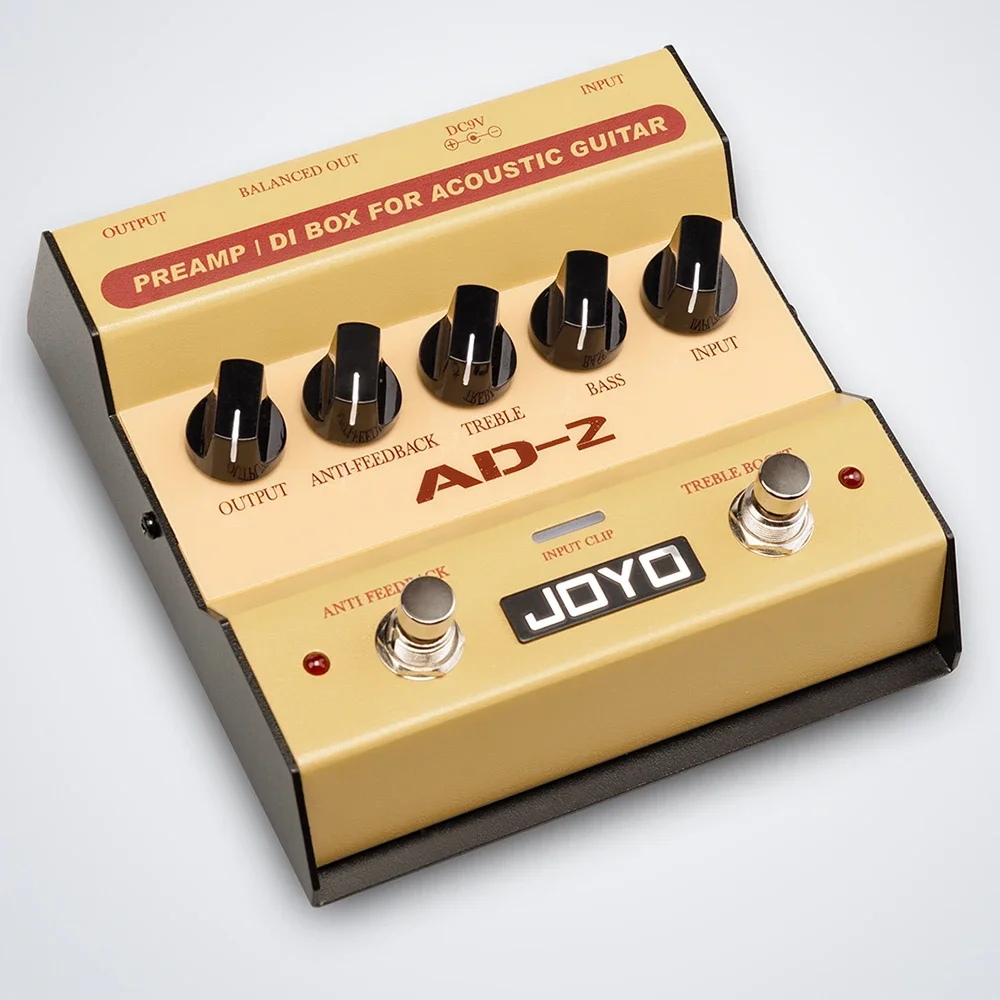 

JOYO AD-2 Acoustic Guitar Effect Pedal Built-in Dual Band EQ High Sensitivity DI Box Effect Acoustic Guitar Pedal
