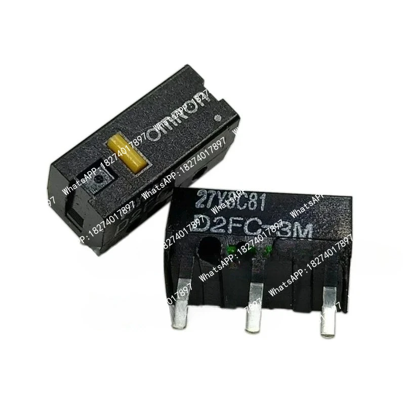 20PCS  D2FC-3M D2FC-F-7N D2FC-F-K D2F-FL D2F-F D2F-F-3-7 Subminiature Basic Switch Micro Switches Sensor