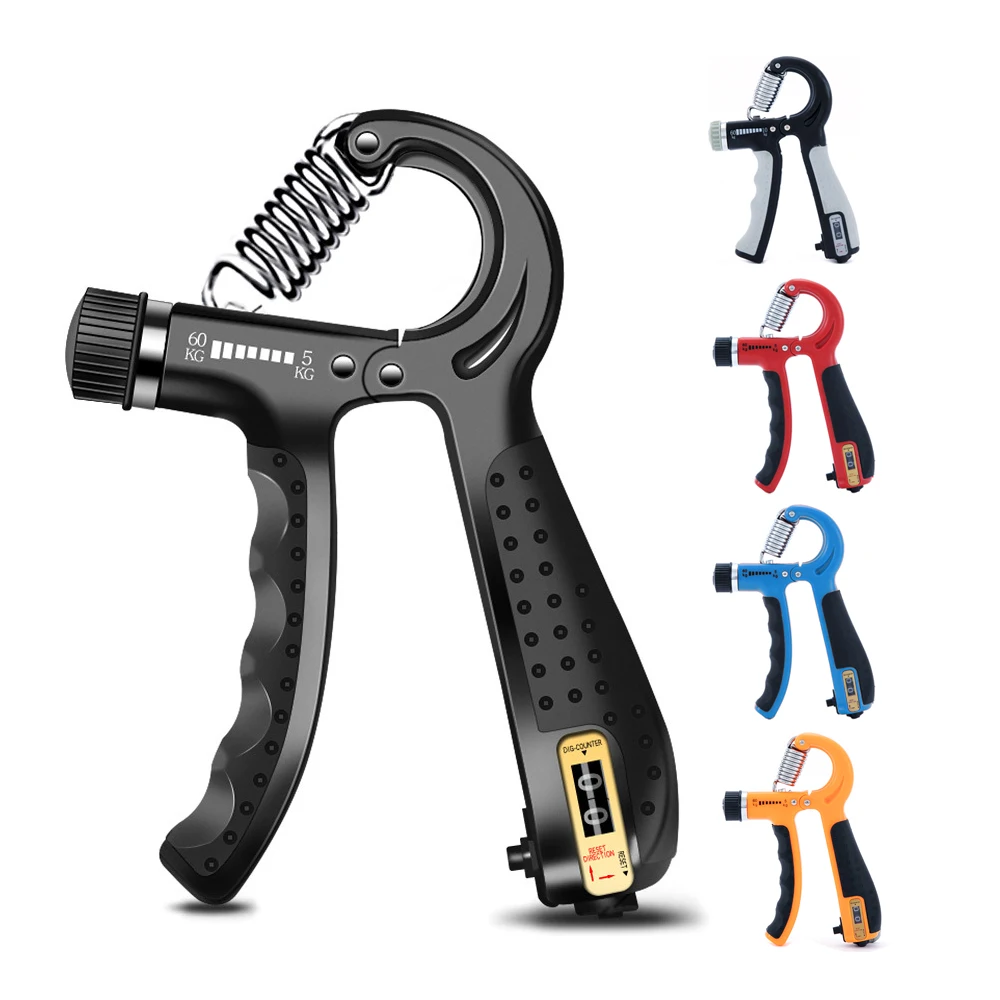 

Heavy Duty Metal Forearm Wrist Grip Set 5-60kg Adjustable Hand Grip Gripper Strengthener