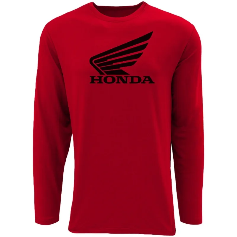 

2026 Long Sleeve Honda Motorcycle Jersey For Racing And Riding T-Shirt Quick Dry Breathable Gear Off Road Dirt Bike Mountain Top