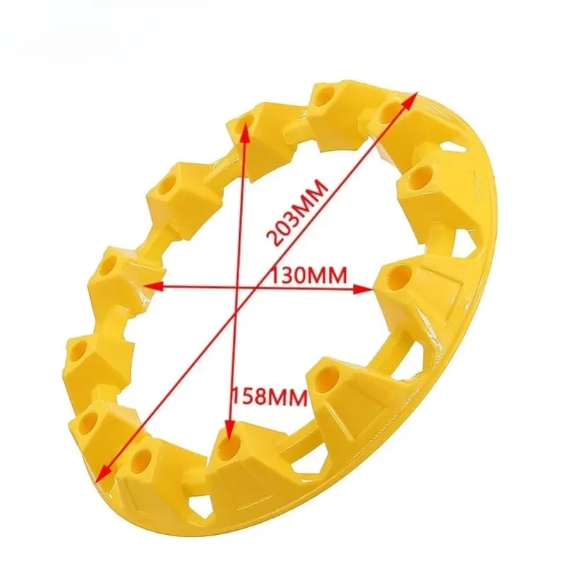 

Popu For 7-inch ATV Wheel Trim Hub Protection Decor Rim Cap Universal Vehicle All Terrain wheel Plastic Cover fit to 7inch tires