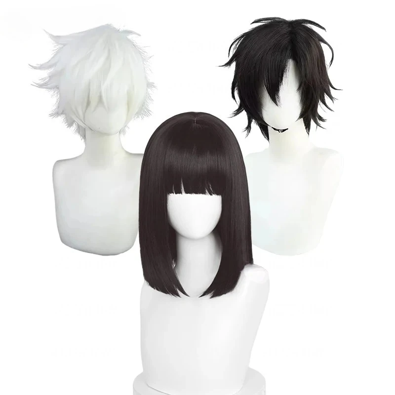 New Limit DEVIL GAME Time Agent Qiao Ling Cheng Xiaoshi Luguang Cosplay Wig  Halloween Carnival Party Anime Props