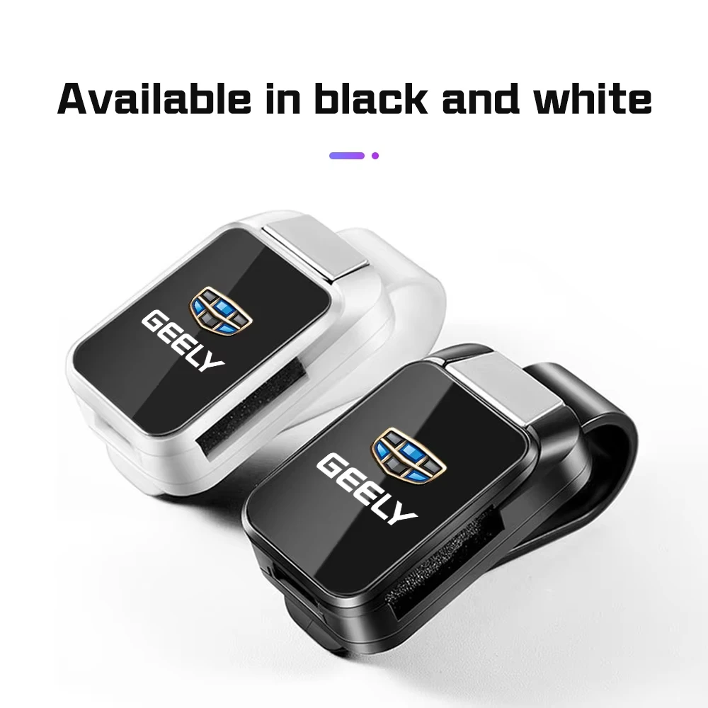 Car Sun Visor Glasses Holder Sunglasses Card Clip For Geely Emgrand S Coolray X6 GX7 Xingyuan EX2 Cityray Car Accessory