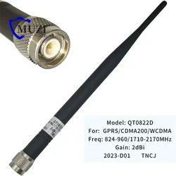 QT0822D RTK Antenna GPRS CDMA200 WCDMA 2DBI Gain 824-960MHz 1710-2710MHz TNC-J Male Connector Trimble R8s